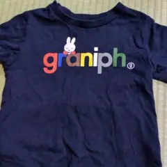 graniph ミッフィーロゴTシャツ 100