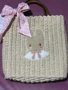 ハンドメイド 手提げバッグ うさぎ Usagiya Honpo - メルカリ