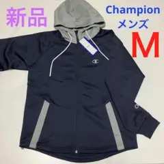 【新品】Champion メンズ ジップアップ スウェットパーカー Ｍ