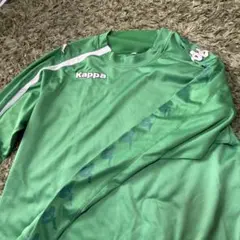 Kappa 緑 長袖シャツ　刺繍