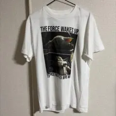 新品 未使用マンダロリアン アンド　グローグー Tシャツ　ホワイト　フォース　眠のサムネイル