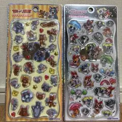 【値下げ】プチドロップステッカー　パワパフ　トムとジェリー２枚