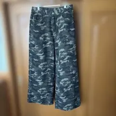 Dazy カモフラージュ柄 ワイドパンツ XLのサムネイル