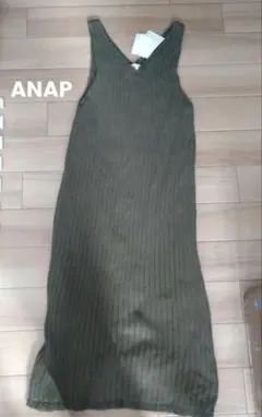 ANAP ノースリーブニットワンピース