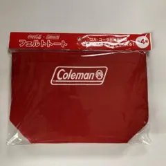 【新品未開封】コカコーラ×コールマン フェルトトートバッグ