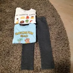 【お値下げ】バースデイ　フタフタ　Tシャツ2枚とパンツセット 90cm　コトリ