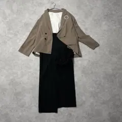 セレモニー　フォーマル　オケージョン　セット　ジャケット　ブラウス　ママコーデ