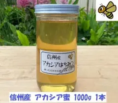 アカシア蜂蜜 1000g 1本 長野県産 国産蜂蜜 セイヨウミツバチのサムネイル