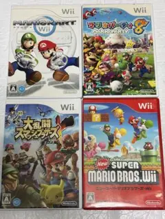 ⭐️24時間以内発送⭐️ Wiiソフトまとめ売り　4本セット　　スマブラx