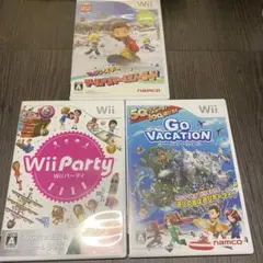 ゴーバケーション　wiiパーティ　ファミリースキー　wiiuでも遊べます