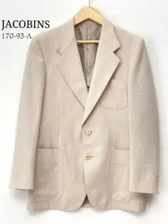 ジャコビンズ　テーラードジャケット　ベージュ　シングルジャケット　フランスモデル