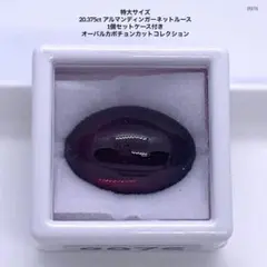 特大サイズ 20.375ct アルマンディンガーネットルース1個セットケース付き