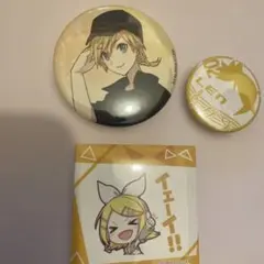 鏡音リン 鏡音レン 缶バッジ アクリルキーホルダー - メルカリ