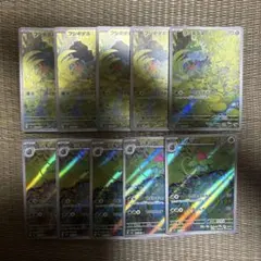 フシギダネ フシギソウ 進化ライン AR 各5枚 10枚セット まとめ売り
