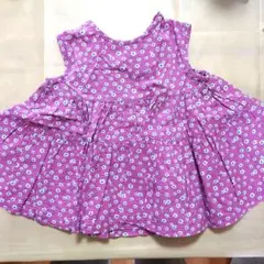 BREEZE　ピンク 花柄　トップス　チュニック90cm