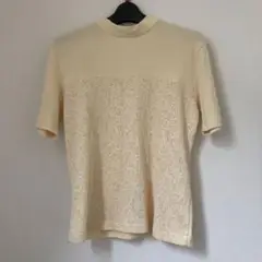 Lounie クリーム色 半袖Tシャツ
