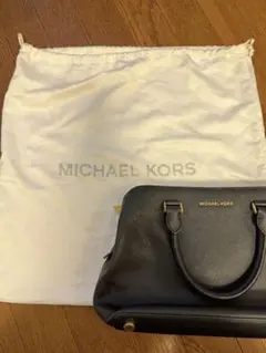 MICHAEL KORS 黒 レザーハンドバッグ 保存袋付き