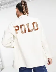 Polo Ralph Lauren ジャケット ホワイト ロゴ刺繍 Sのサムネイル