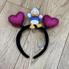 ドナルドダック ハート型カチューシャ