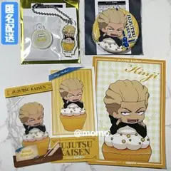 呪術廻戦×THE キャラ 秤金次 5点セット 缶バッジ アクキー クリアカード