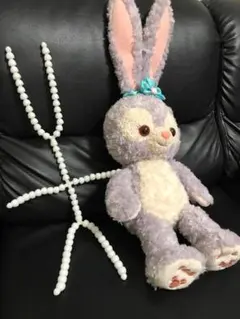 【新品リメイク】ダッフィ・シェリーメイ ぬいぐるみSサイズ　トイスケルトン入り リメイク】ダッフィ・シェリーメイ ぬいぐるみSサイズ トイ