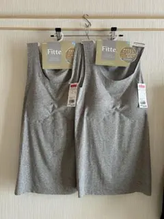 Fitte タンクトップ 2枚セットグンゼ フィットラボ パッド付き2枚組のサムネイル