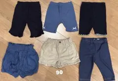 女の子　夏服　レギンス　ショートパンツ　夏服　まとめ売り 90 保育園着