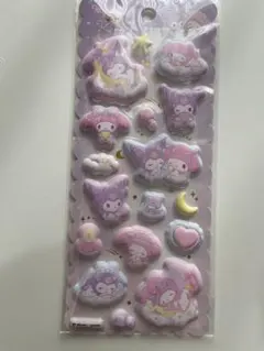 サンリオ マイメロディ クロミ もちもちマシュマロシール ぷっくりシール
