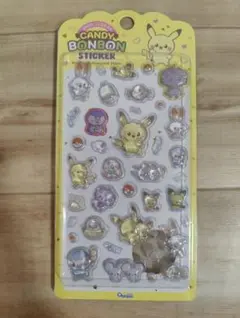「韓国限定」正規品 ポケモンキャンディーボンボン ポケピース 立体シール