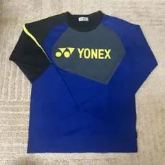 YONEX 長袖ウェア ヒートカプセル ライトトレーナー Mサイズ 青黒