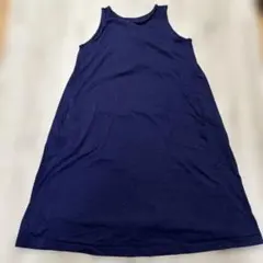 UNIQLO ネイビー ノースリーブワンピース 150㎝