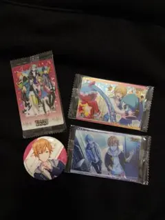 プロセカ　東雲彰人　ビビバズ　ウエハース&缶バッチ4点セット