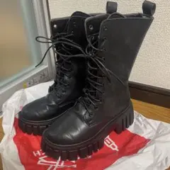 【期間限定値下げ】ブーツ　ミリタリー　厚底