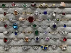 50点セット　アクセサリー　リング　指輪　まとめ売り