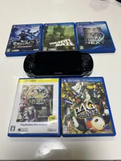 SONY PlayStation Vita PCH-1100 本体 ソフト5本