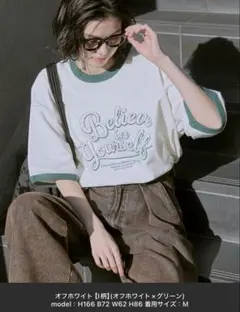 MONO-MARTヴィンテージロゴデザイン ビッグシルエットリンガー半袖Tシャツのサムネイル