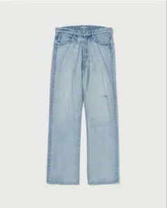 AURALEE FADED SELVEDGE LIGHT DENIM PANTSのサムネイル