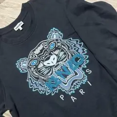 KENZO 黒 トレーナー L 虎刺繍