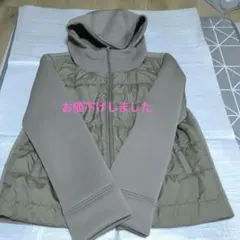 knox villageフード付きベージュジャケット