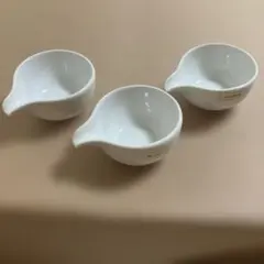 片口ドレッシング小鉢　白色陶器
