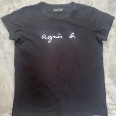 agnes b. ロゴ 半袖 Tシャツ ブラックのサムネイル