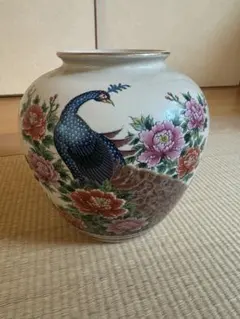 九谷焼 桜模様 陶器 花瓶 - メルカリ