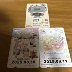 【使用済み】ディズニーリゾートライン　フリー切符
