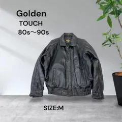ヴィンテージレザージャケット｜シボあり本革｜Mブラック｜短丈A2G1
