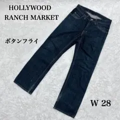 HOLLYWOOD RANCH MARKET ストレート 濃紺 デニム 聖林公司