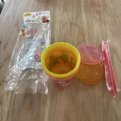 アンパンマン　子ども用カラフルコップ3個セット