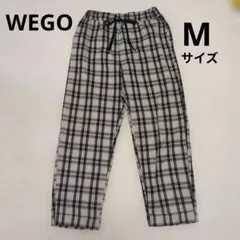 WEGO チェックパンツ カジュアル ウエストゴム ドローストリング Mのサムネイル