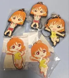 ラブライブ　サンシャイン　ラバスト　ラバーストラップ　高海千歌　まとめ売り③ ラブライブ サンシャイン Aqours 高海千歌 缶バッジ ラバーストラップ
