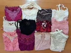 12点セット】axes femme レース・ビジュー付キャミソール - メルカリ
