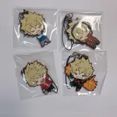 僕のヒーローアカデミア 爆豪勝己 にとたん ラバーストラップ 4つセット